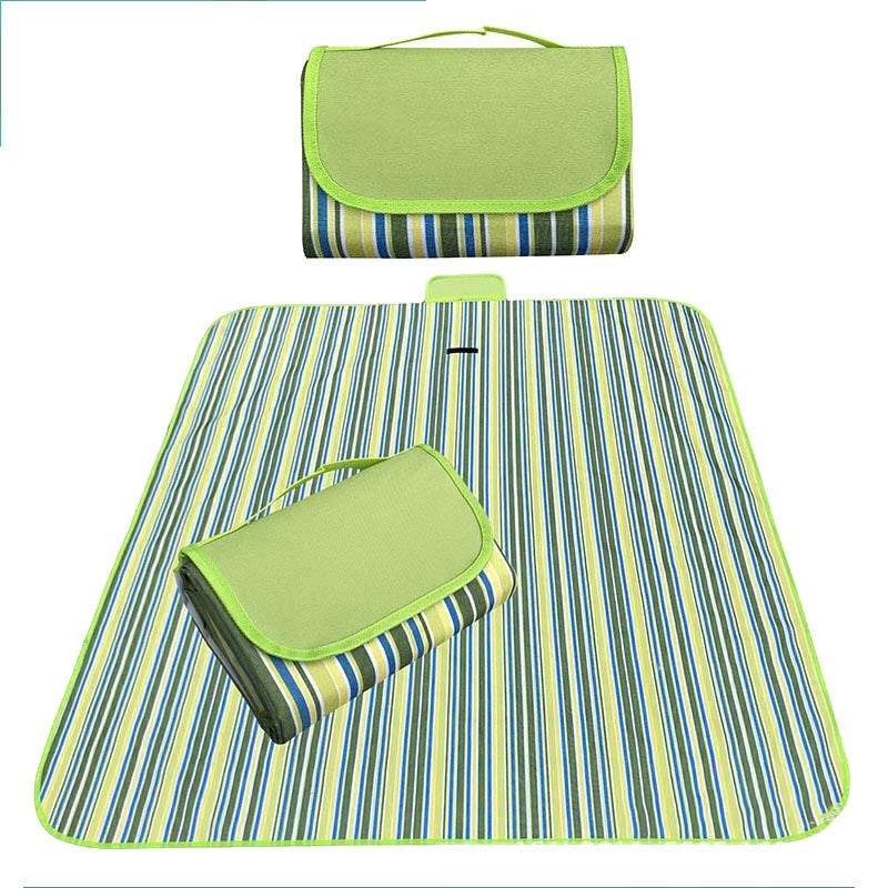 Waterproof Picnic Blanket Camping Mat Outdoor Beach Hiking Park Grass Travel Rug - Green