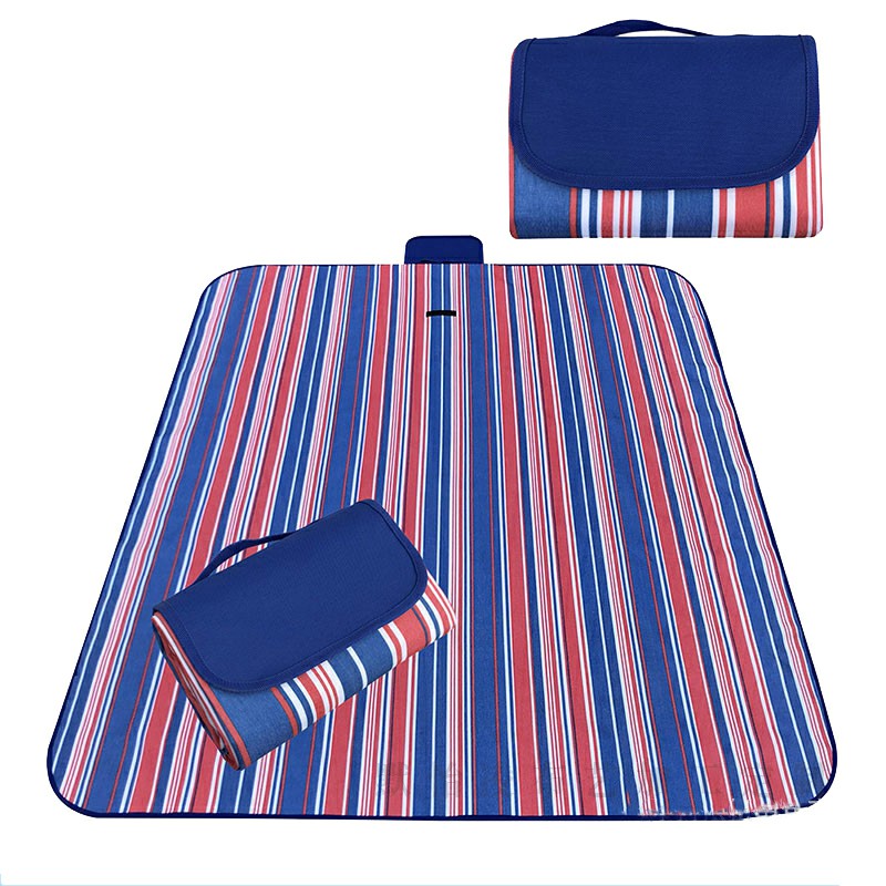 Waterproof Picnic Blanket Camping Mat Outdoor Beach Hiking Park Grass Travel Rug - Royal Blue