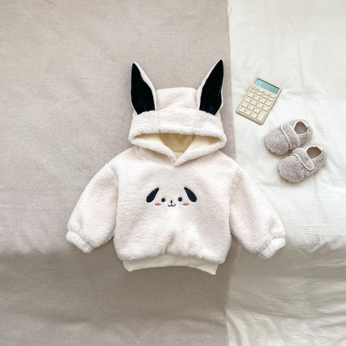 Winter Hot Selling Baby Unisex Long Sleeves Simple Rabbit Design