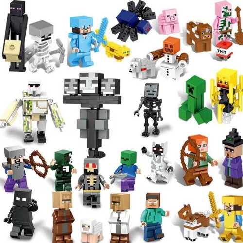 29Pcs/Set Minecraft Series Building Blocks Minifigure Mini Toys Fit Lego