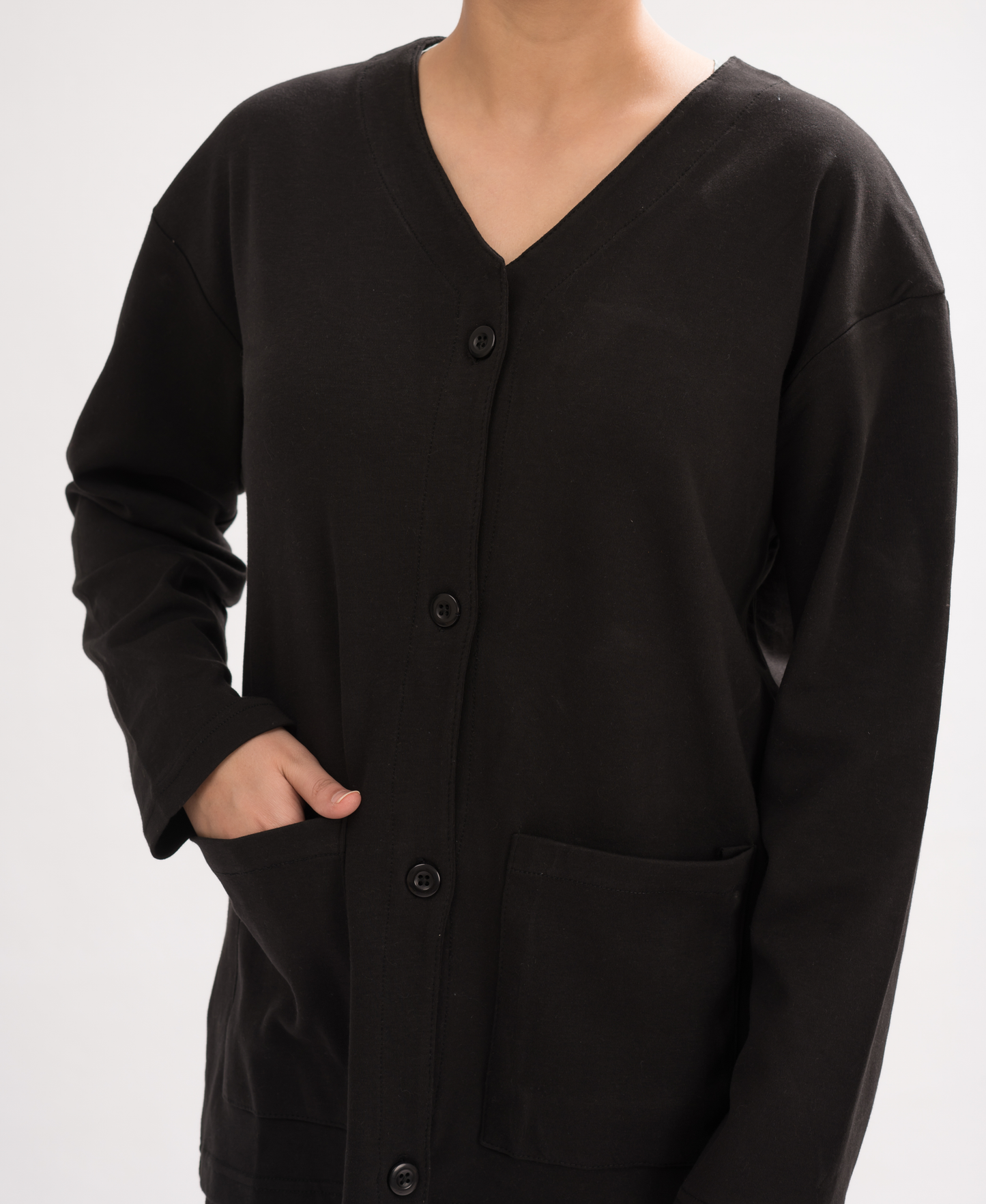 Women's Stylish Cardigan - Black