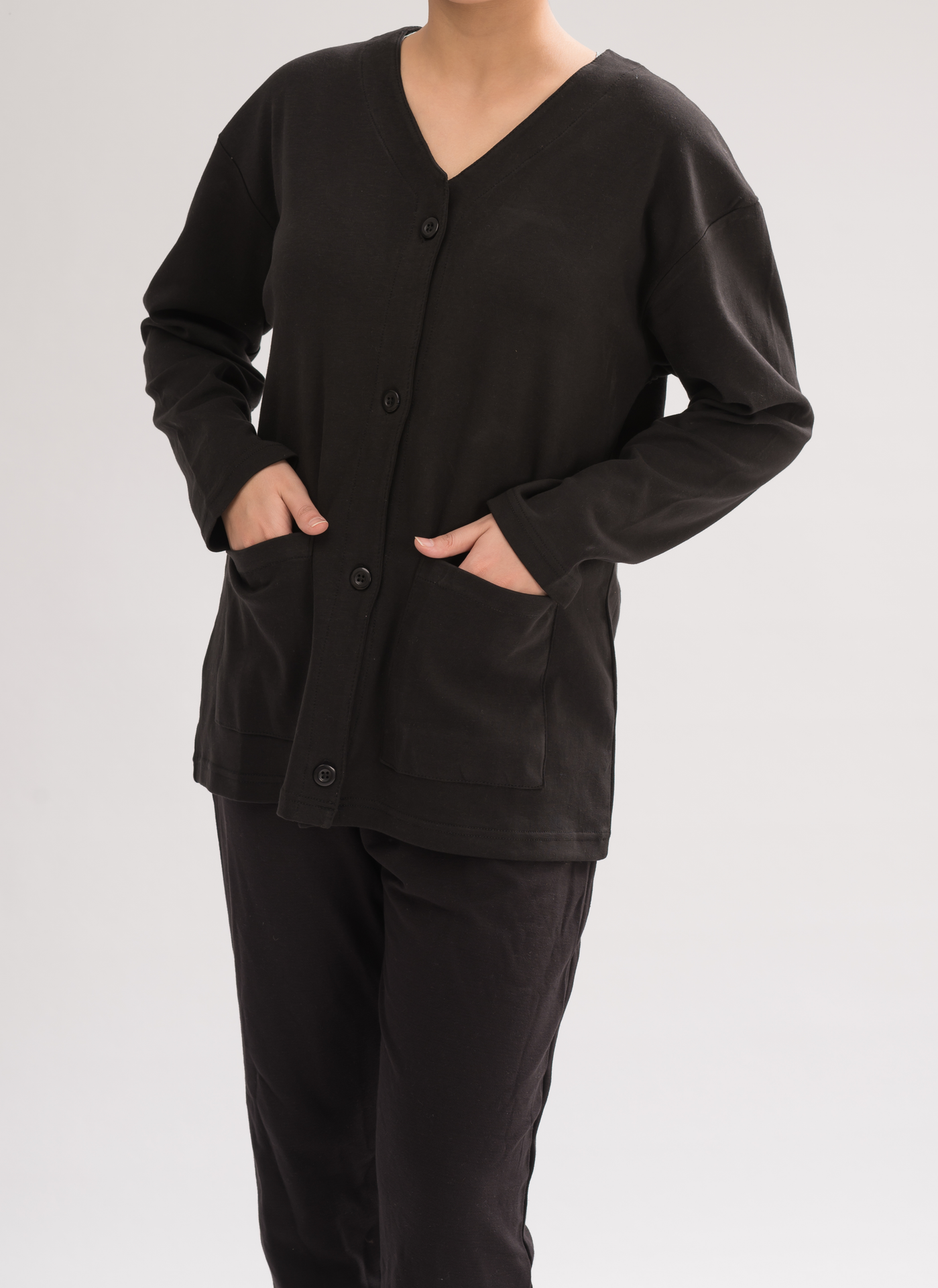 Women's Stylish Cardigan - Black