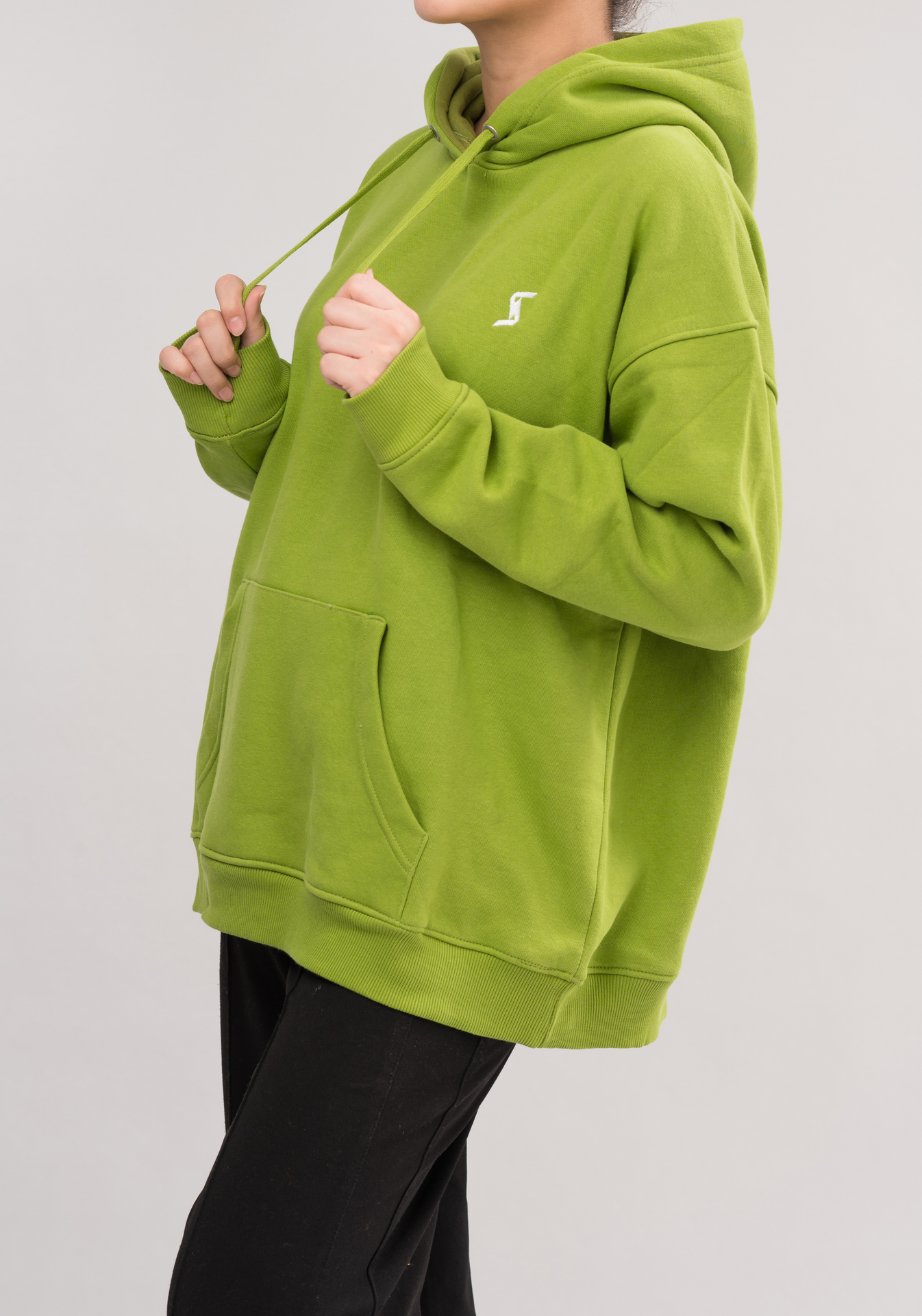 Women's Oversized Hoodie - Grenoble Green