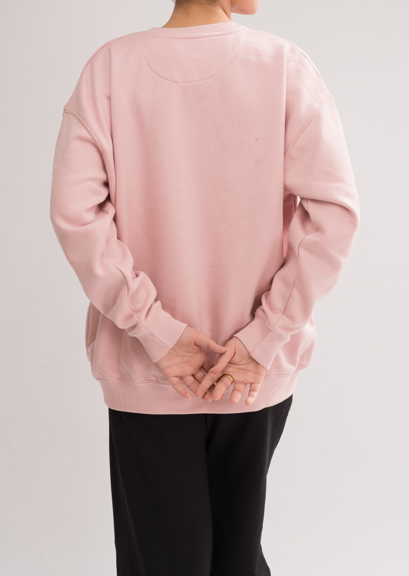 Women’s Oversized Sweatshirt - Peach Skin