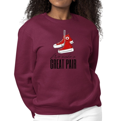 Womens Graphic Sweatshirt Say it Soul, we Make a Great Pair