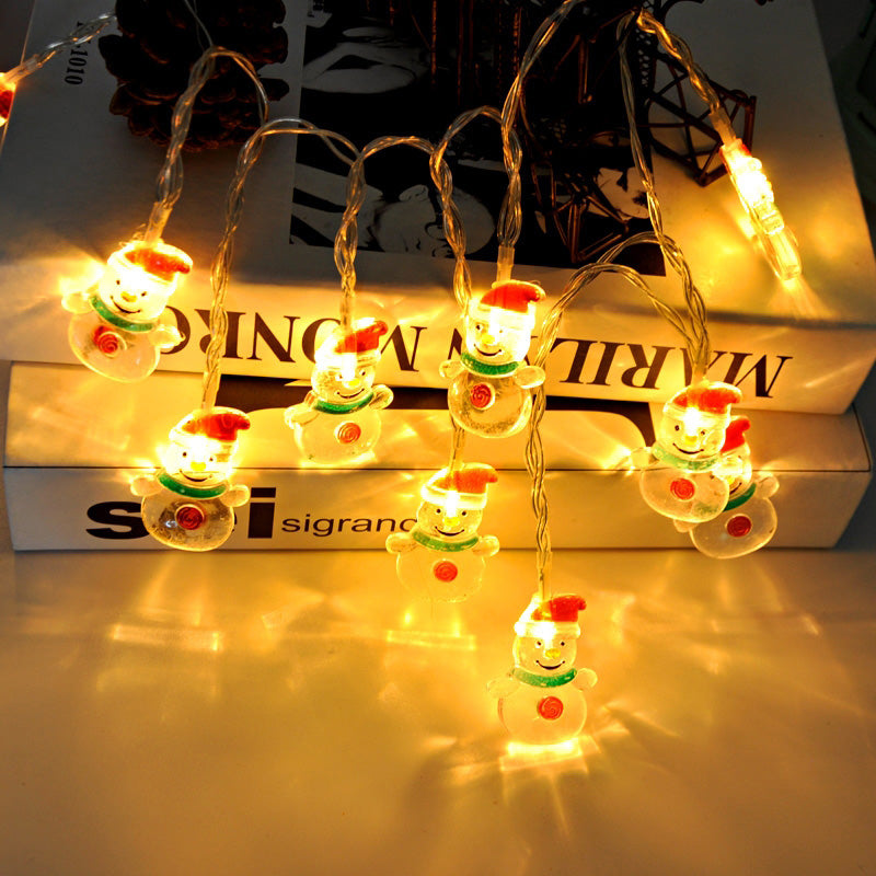 10 Lights LED Decorative String Light - Snow Man