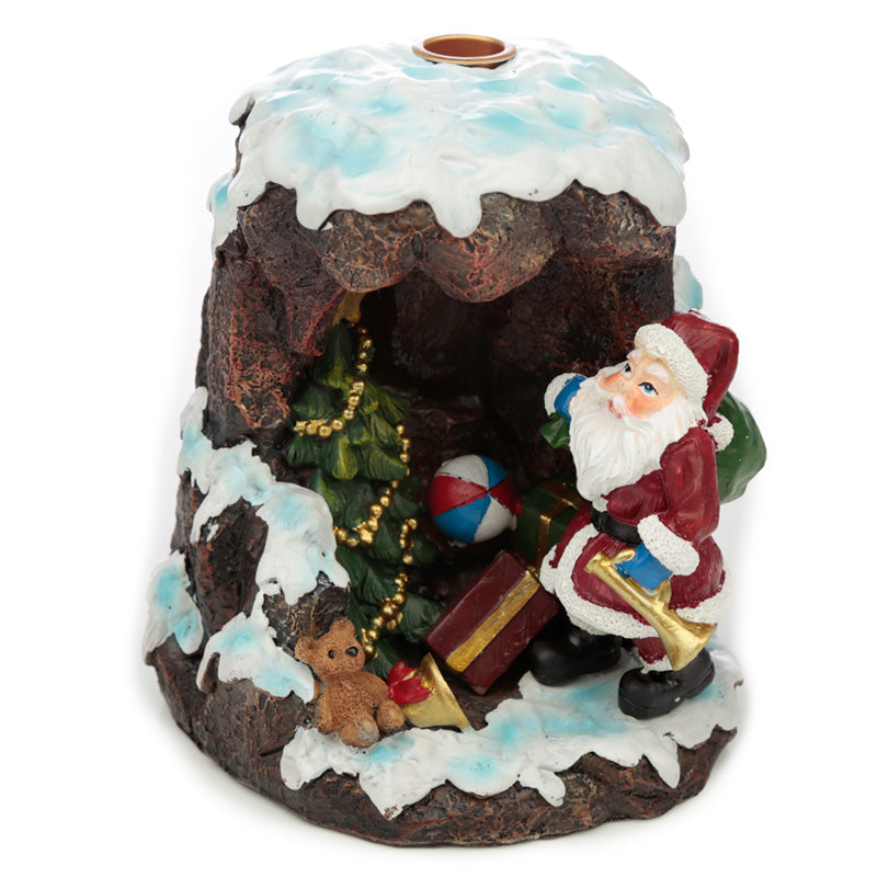 Backflow Incense Burner - Christmas Santa's Grotto