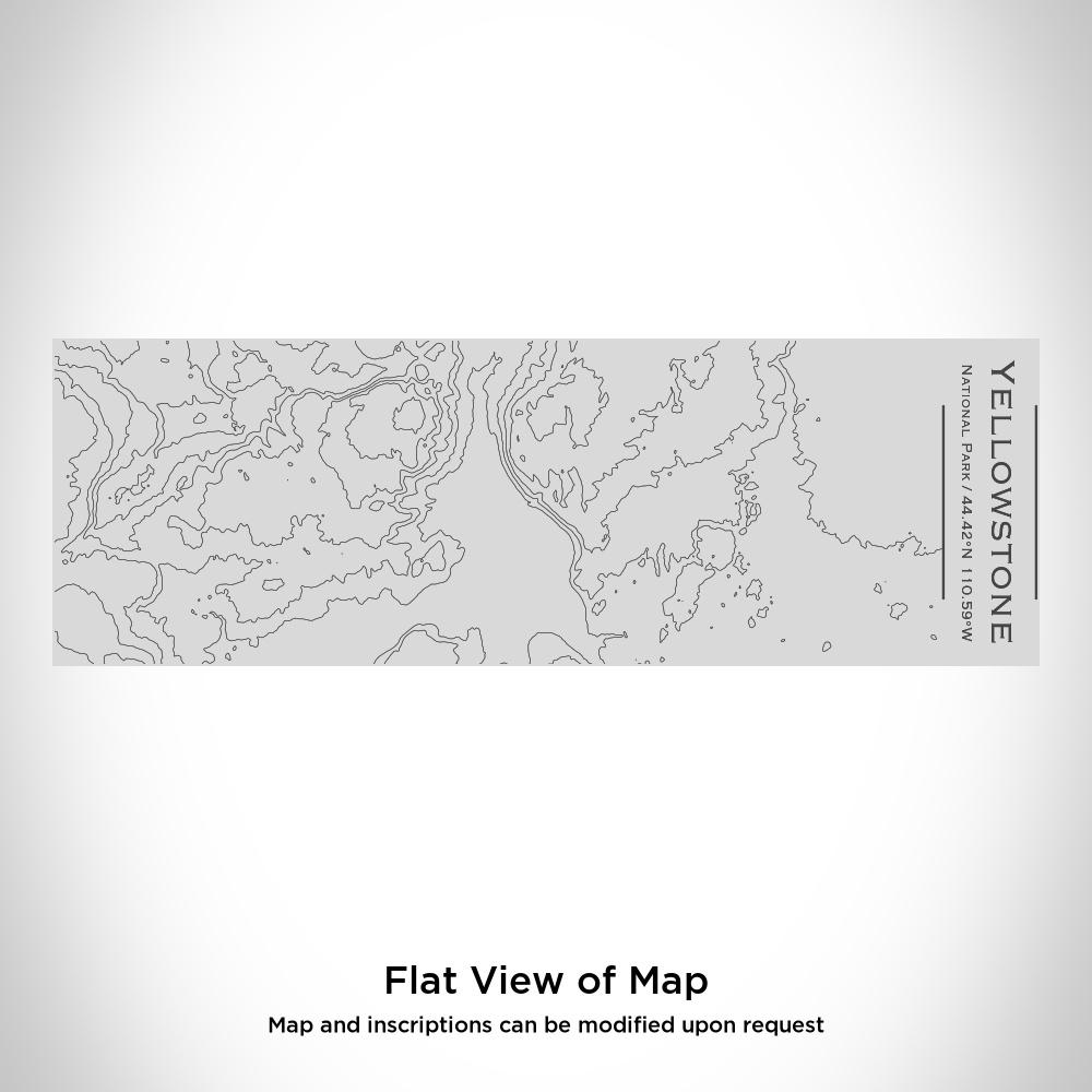 Yellowstone National Park - Wyoming Map Insulated Cup