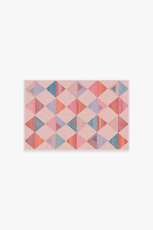 Ziggy Pink Tufted Rug