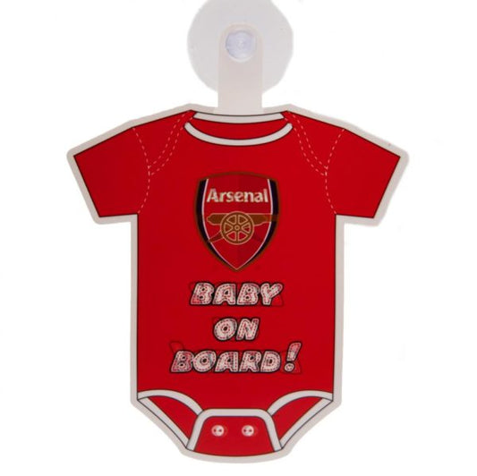 Arsenal FC Baby On Board Sign